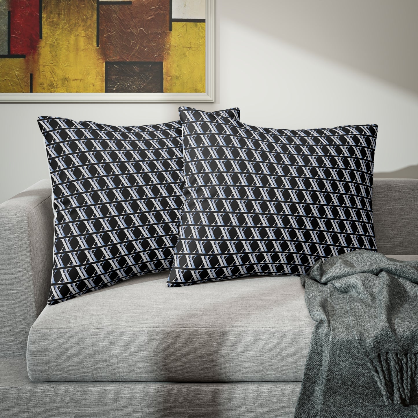 BLACK PURE PLATINUM X Pillow Sham