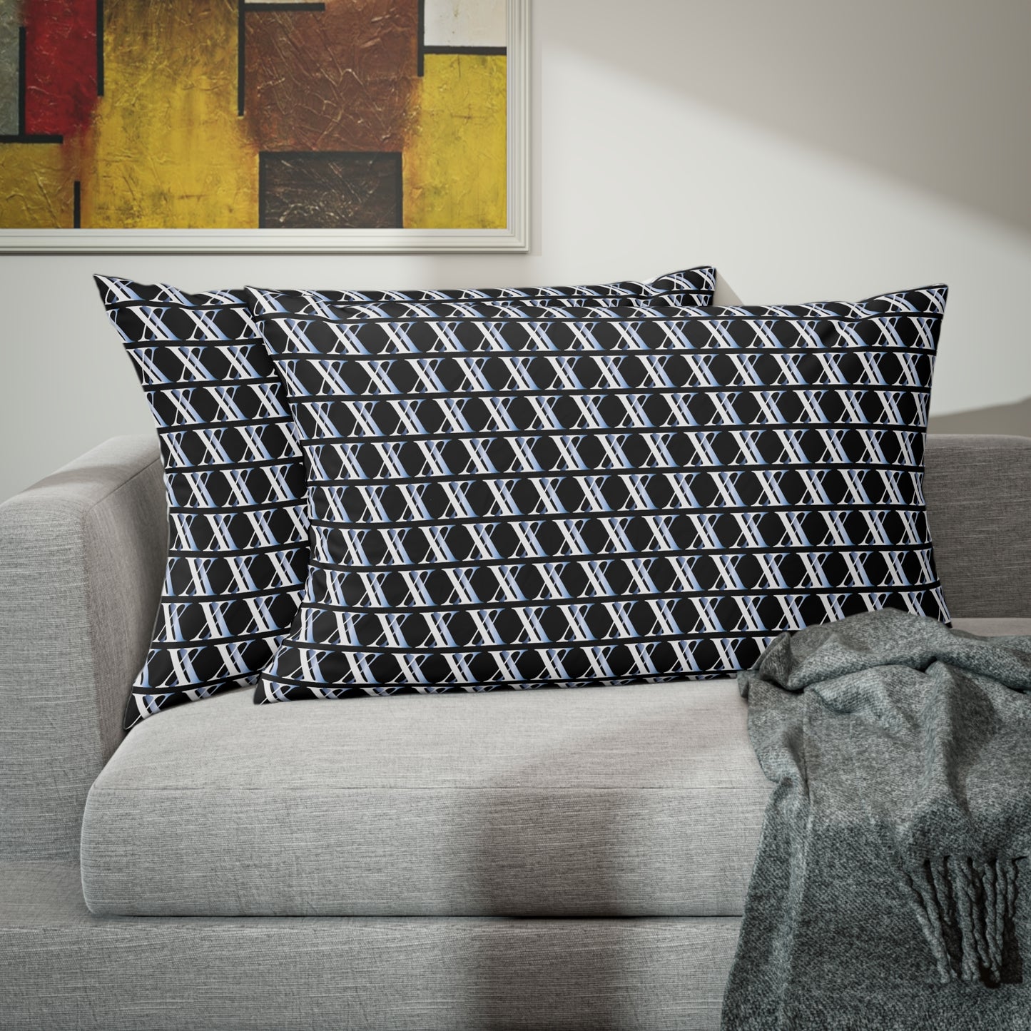 BLACK PURE PLATINUM X Pillow Sham