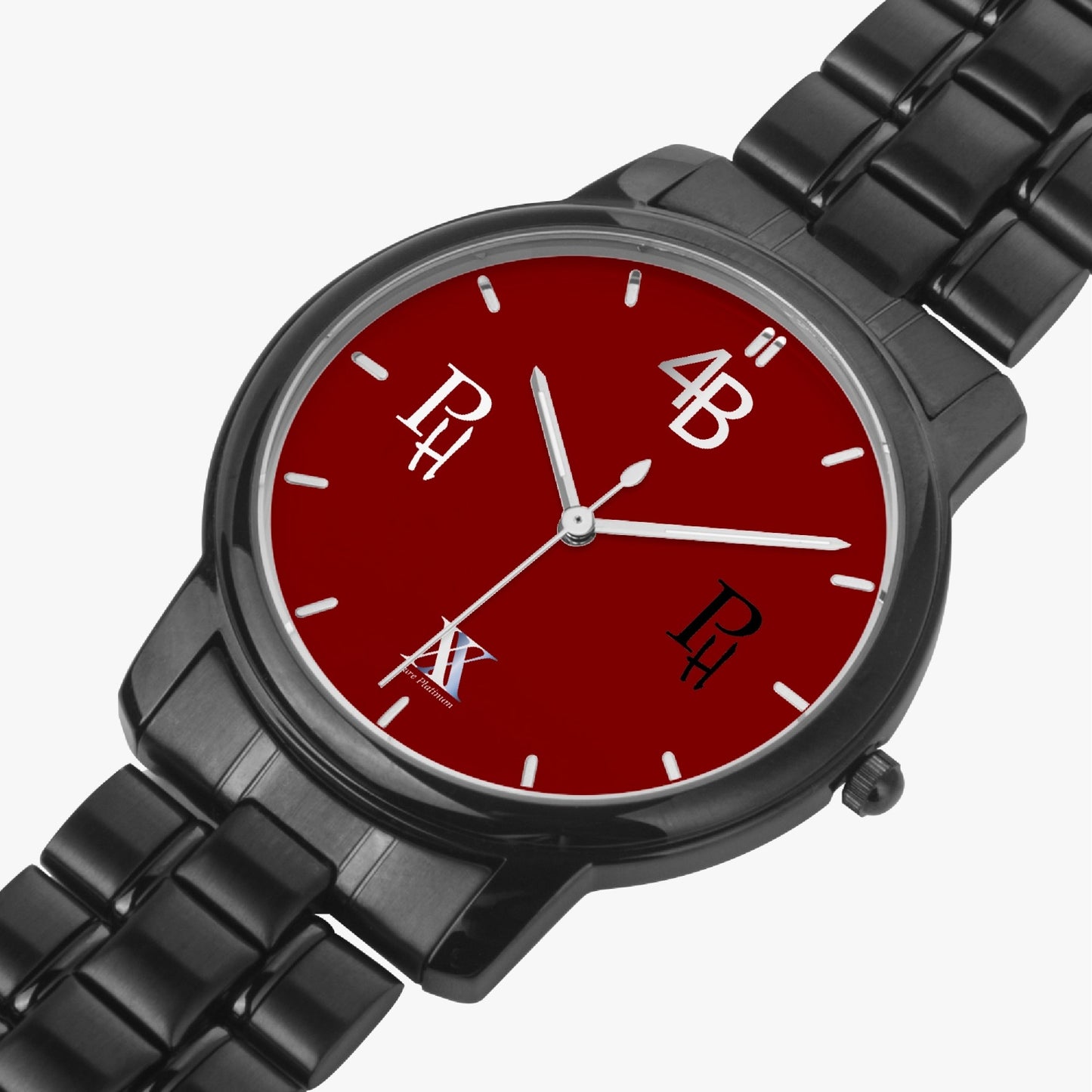 All Units Folding Clasp Type Stainless Steel Quartz Watch (With Indicators)