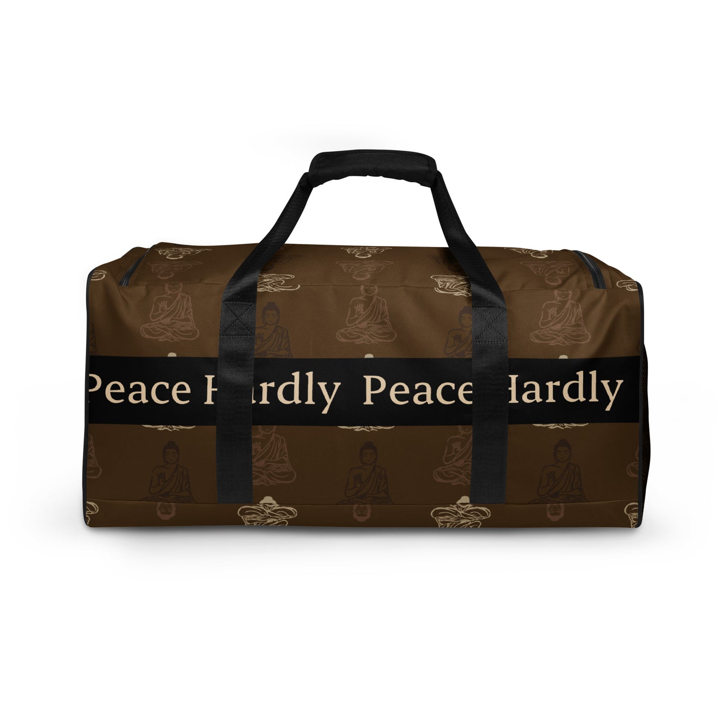 Brown Peace Hardly Duffle bag