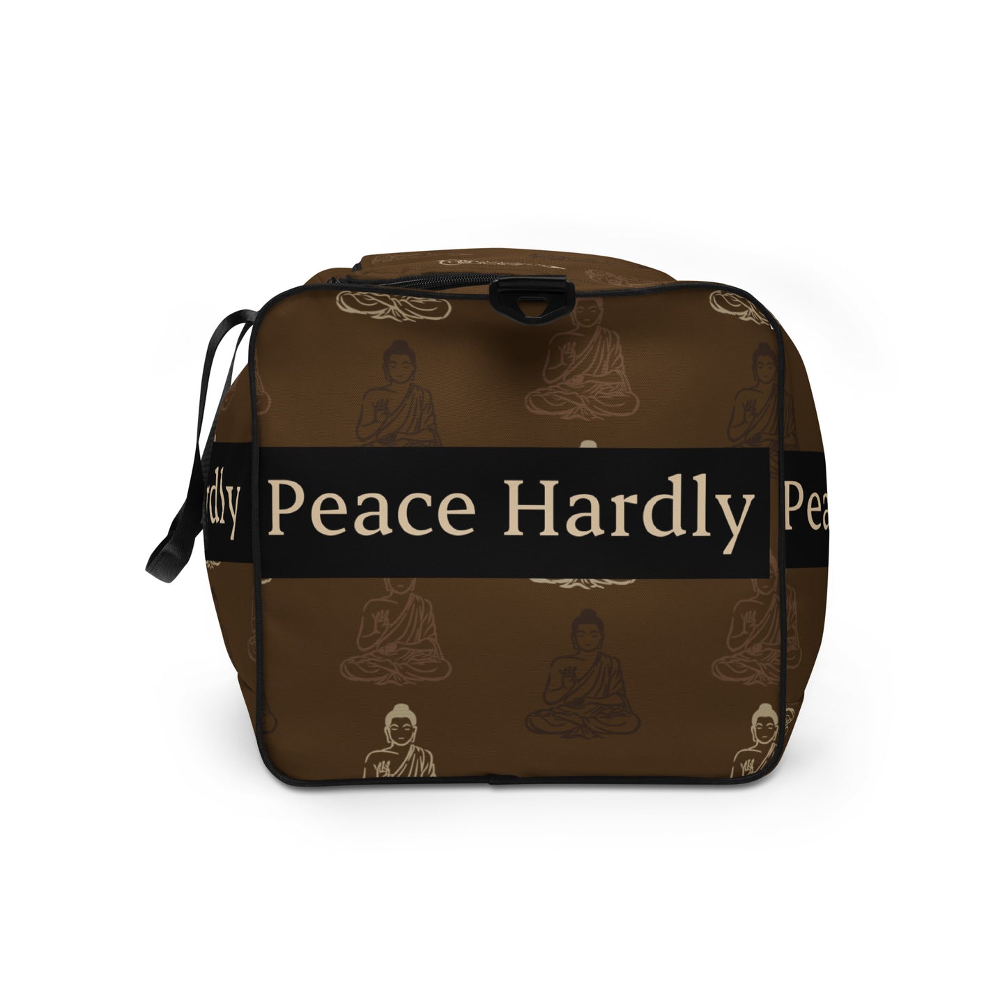 Brown Peace Hardly Duffle bag