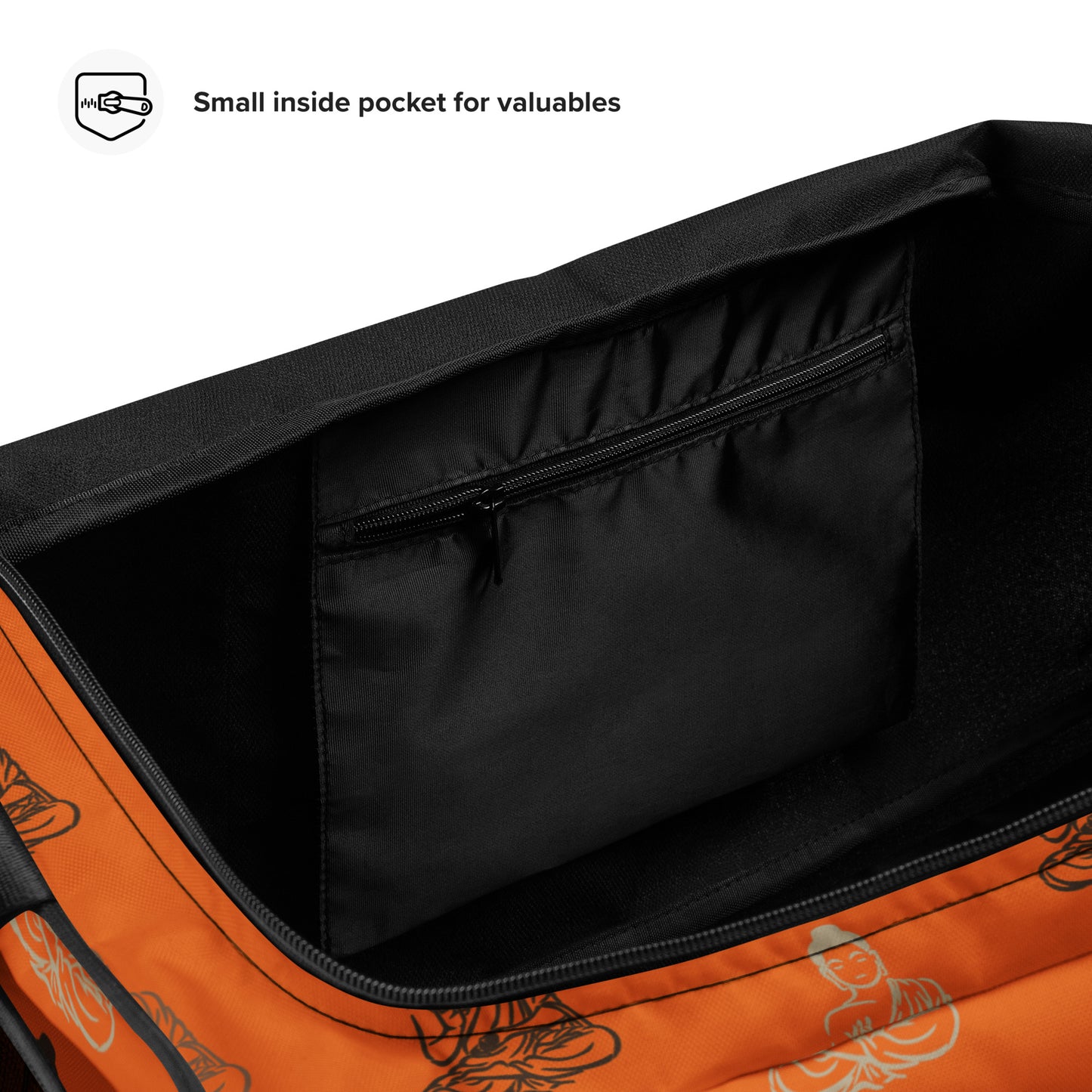 Orange Peace Hardly Duffle bag