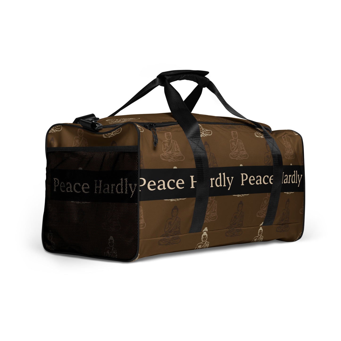 Brown Peace Hardly Duffle bag